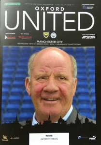 Oxford United v Manchester City Carabao Cup Quarter Final 2019/20