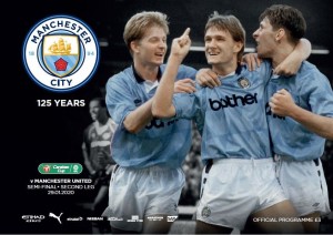 Manchester City v Manchester United Carabao Cup Semi-Final 2nd Leg 2019/20