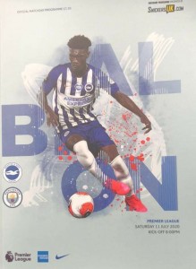 Brighton and Hove Albion v Manchester City 2019/20