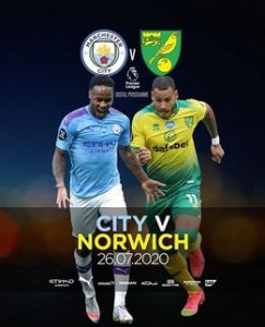 Manchester City v Norwich City 2019/20