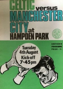 Celtic v Manchester City Friendly 1970/71