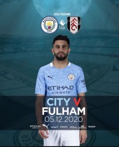 Manchester City v Fulham 2020/21