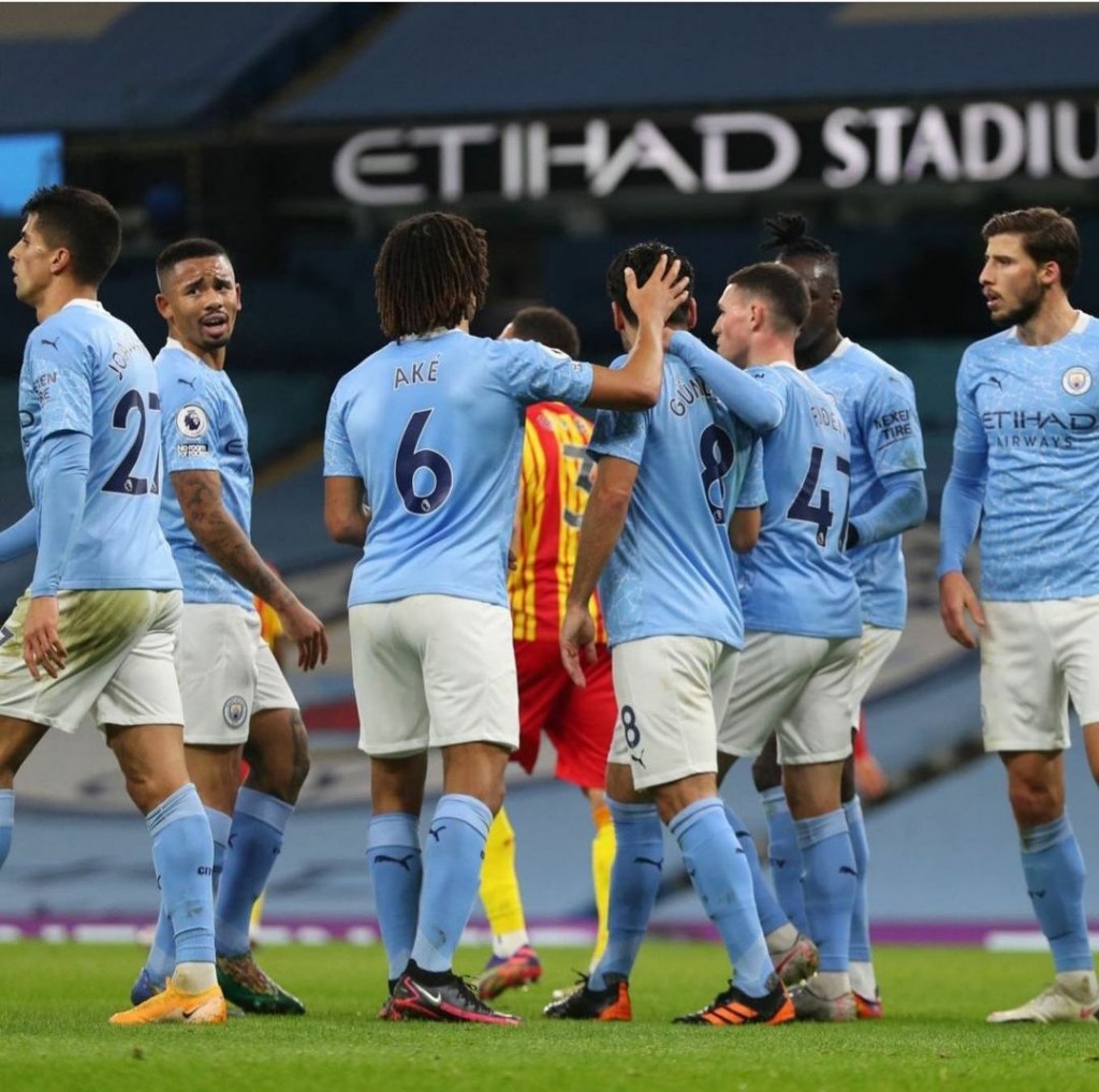 Manchester City v West Bromwich Albion 2020/21