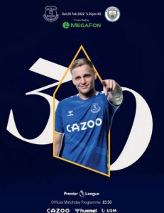 Everton v Manchester City 2021/22