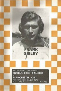 Queens Park Rangers v Manchester City Frank Sibley Testimonial 1972/73