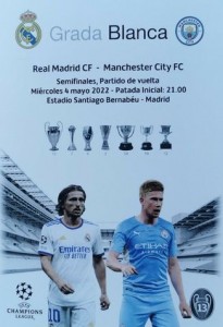 Real Madrid v Manchester City UEFA Champions League Semi Final 2nd Leg 2021/22