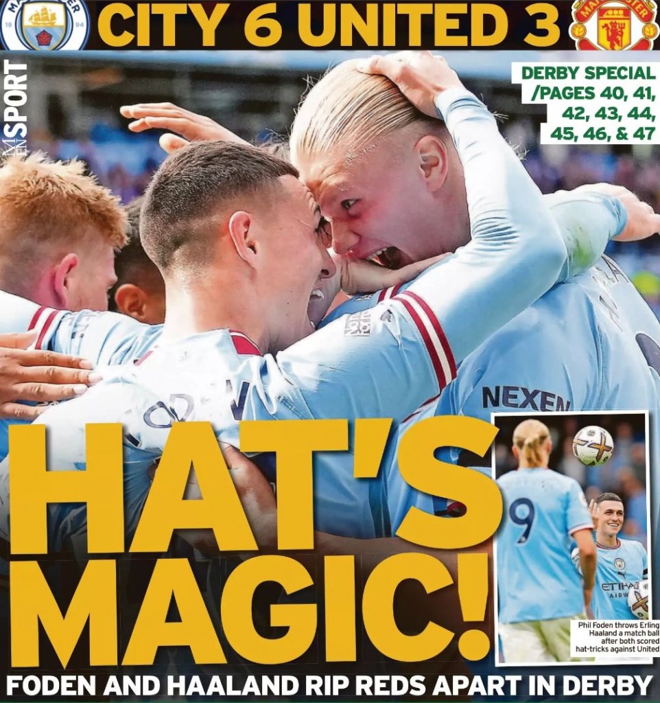 Manchester City v Manchester United 2022/23