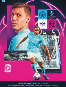 Manchester City v RB Leipzig UEFA Champions League Group G Match 5 2023/24