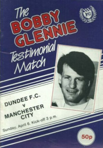 Dundee v Manchester City Bobby Glennie Testimonial 1985/86