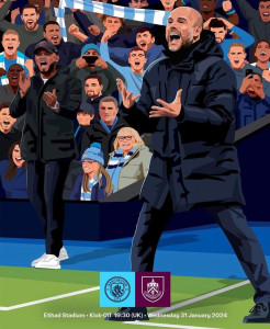 Manchester City v Burnley 2023/24