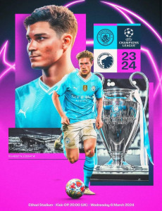 Manchester City v F C Copenhagen UEFA Champion League Round of 16 2nd Leg 2023/24