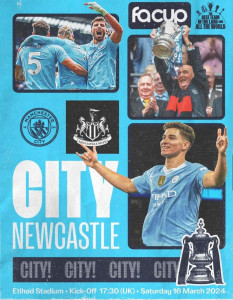 Manchester City v Newcastle United FA Cup Quarter Final 2023/24