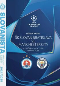 Slovan Bratislava v Manchester City UEFA Champions League - League Stage Match 2 2024/25