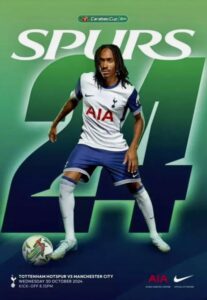 Tottenham Hotspur v Manchester City Carabao Cup 4th Round 2024/25