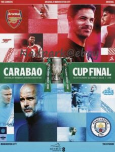 Arsenal v Manchester City Carabao Cup Final 2025/26