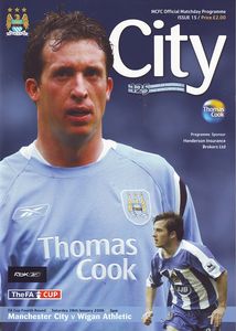Manchester City v Wigan Athletic FA Cup 4th Round 2005/06
