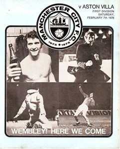 Manchester City v Aston Villa 1975/76