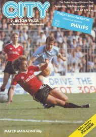 Manchester City v Aston Villa 1986/87
