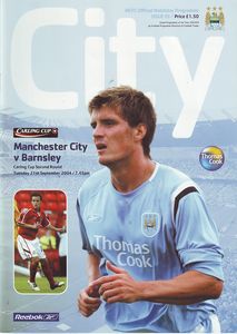 Manchester City v Barnsley Carling Cup 2nd Round 2004/05