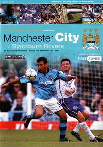 Manchester City v Blackburn Rovers 2002/03