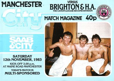 Manchester City v Brighton 1983/84