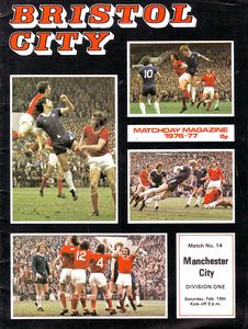 Bristol City v Manchester City 1976/77