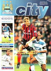 Manchester City v Crewe Alexandra 1999/2000