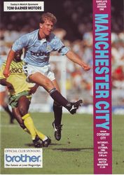 Manchester City v Coventry City 1990/91
