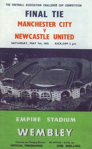 Manchester City v Newcastle United FA Cup Final 1954/55