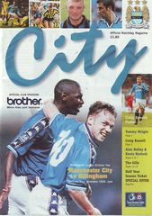 Manchester City v Gillingham 1998/99