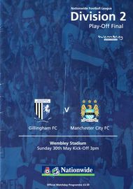 Manchester City v Gillingham Division 2 Play-off Final 1998/99