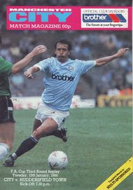 Manchester City v Huddersfield Town FA Cup replay 1987/88