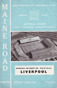 Manchester City v Liverpool 1966/67