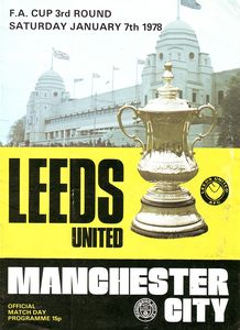 Leeds United v Manchester City FA Cup 3rd Round 1977/78