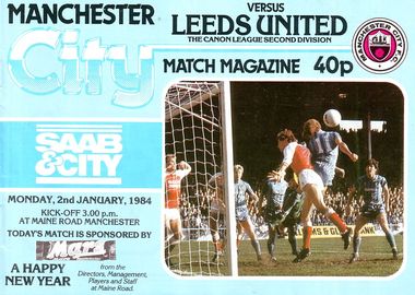 Manchester City v Leeds United 1983/84