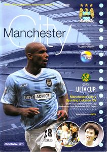 Manchester City v Sporting Lokeren UEFA Cup 1st Round 1st Leg 2003/04