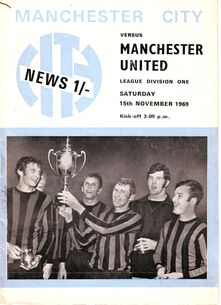 Manchester City v Manchester United 1969/70