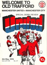 Manchester United v Manchester City 1975/76
