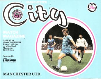 Manchester City v Manchester United 1981/82