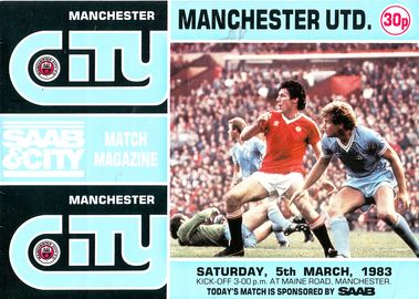 Manchester City v Manchester United 1982/83
