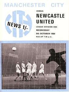 Manchester City v Newcastle 1969/70