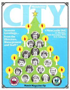 Manchester City v Newcastle United 1977/78