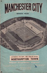 Manchester City v Northampton Town 1963/64