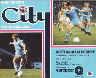 Manchester City v Nottingham Forest 1979/80