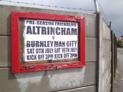 Altrincham away friendly 2011/12