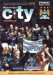 Manchester City v Portsmouth 2001/02