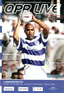 QPR v Manchester City Carling Cup 3rd Round 2003/04