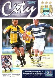 Manchester City v Queens Park Rangers home 1997/98