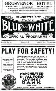 Manchester City v Stoke FA Cup 6th Round 1933/34