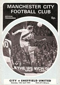 Manchester City v Sheffield United 1972/73